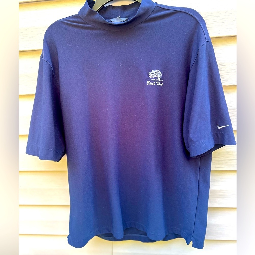 Nike Golf Bent Tree size L performance stretch mock neck Dri-fit shirt
